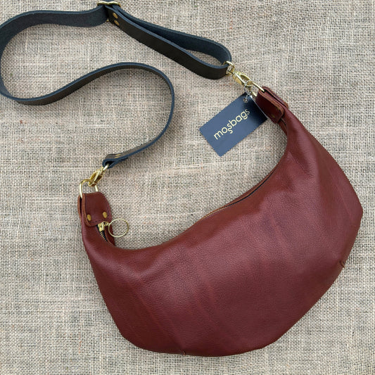 LIMITED EDITION Hobo Bag - rustic brown leather
