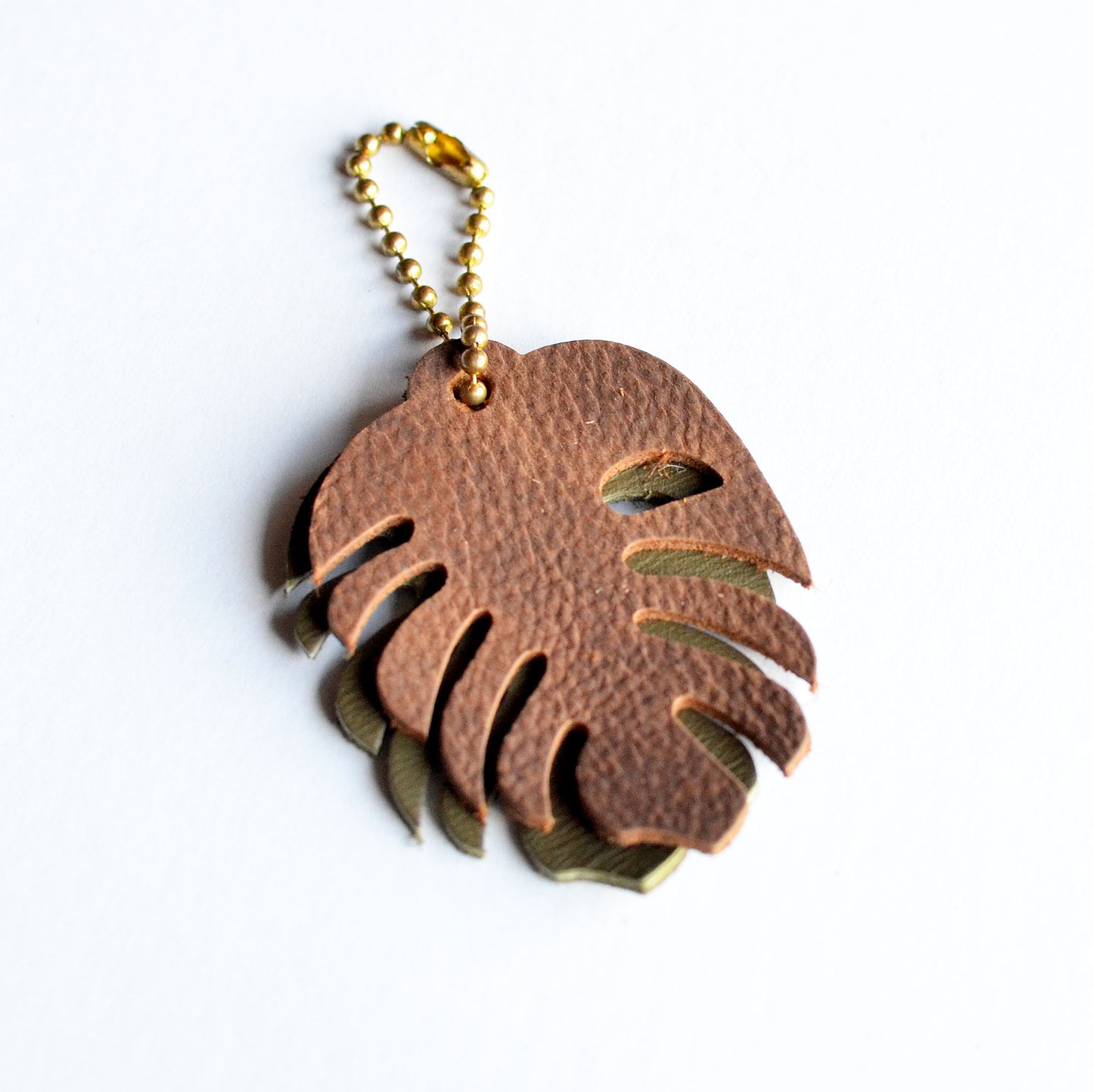 Monstera Key Chain + Bag Charm