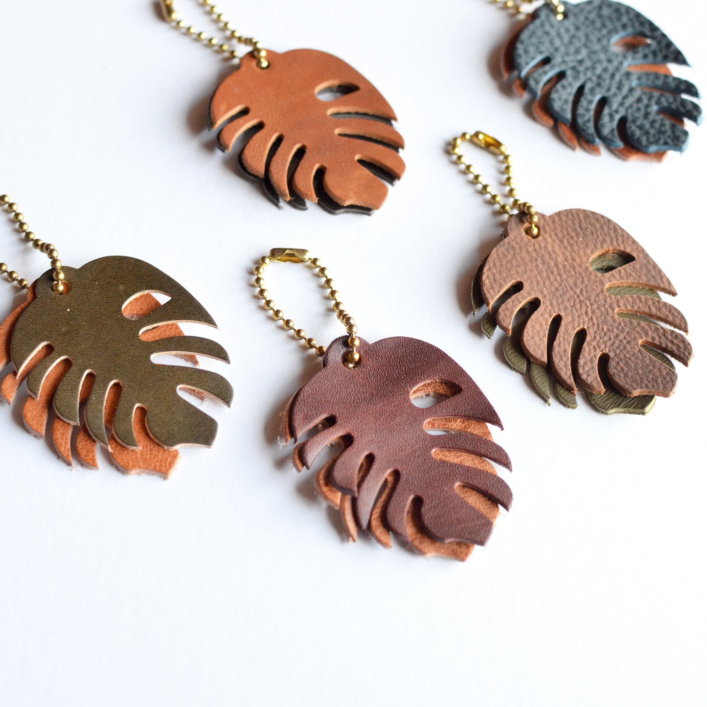 Monstera Key Chain + Bag Charm