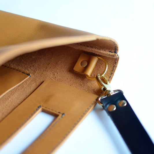 PENELOPE Handbag - Honey Leather