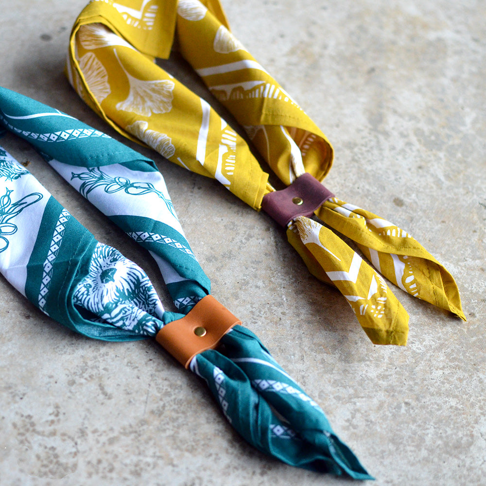Bandanas - 100% Cotton - Hand Printed from Hearth and Harrow