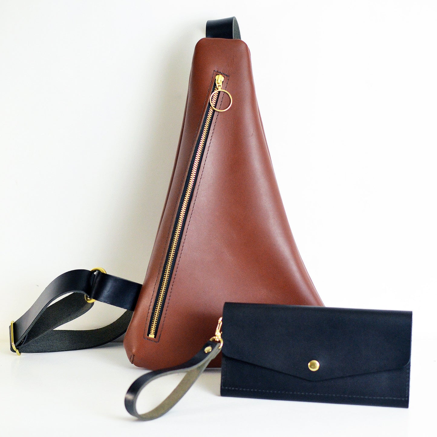 BEST-SELLING Bundle -TRIANGLE Sling Bag + Wristlet Wallet