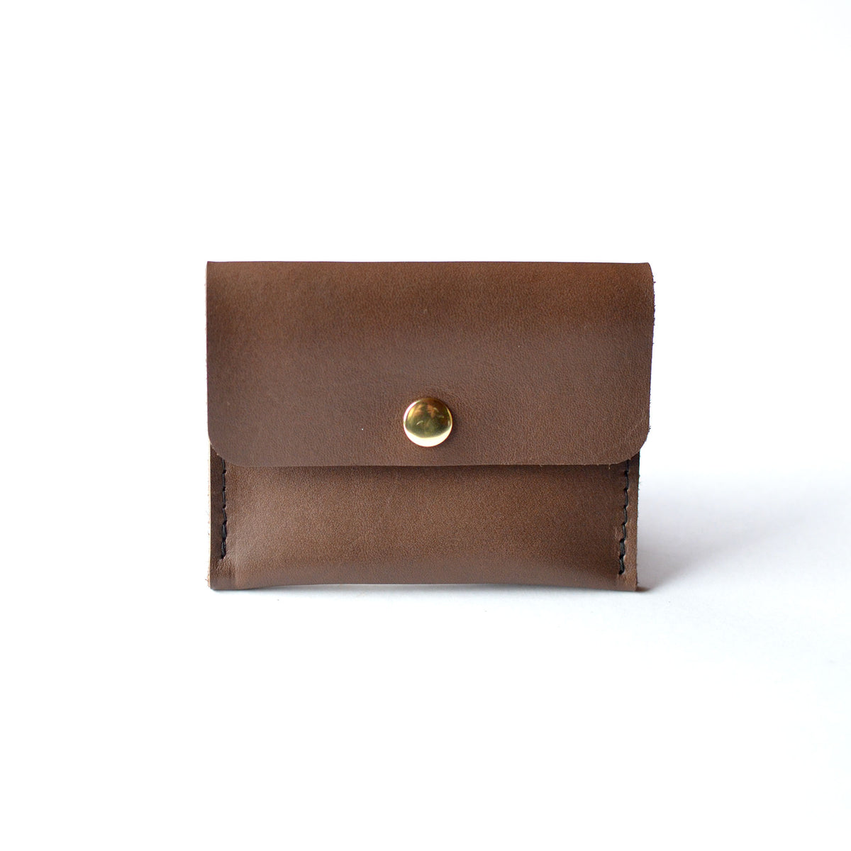 Mini Wallet - Chocolate Brown Leather