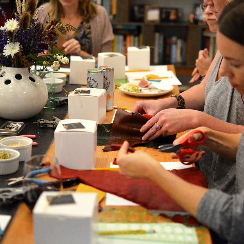 DIY Leather Earring Workshop \\ May 3, 2025