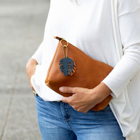 Monstera Key Chain + Bag Charm