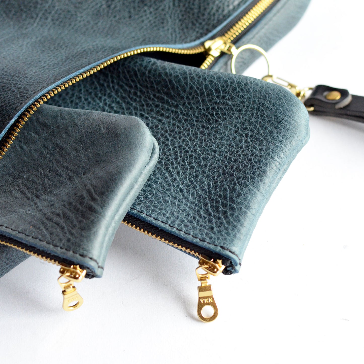 Set of 3 Zipper Pouch Bundle + Wristlet