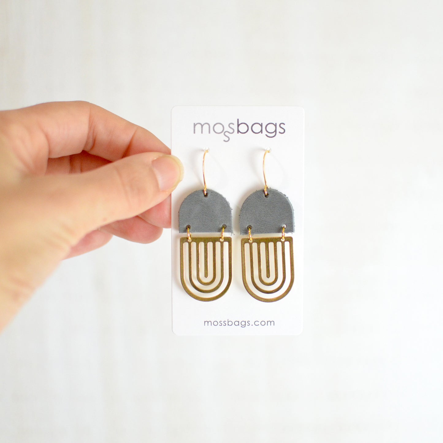 Rainbow Leather Earrings