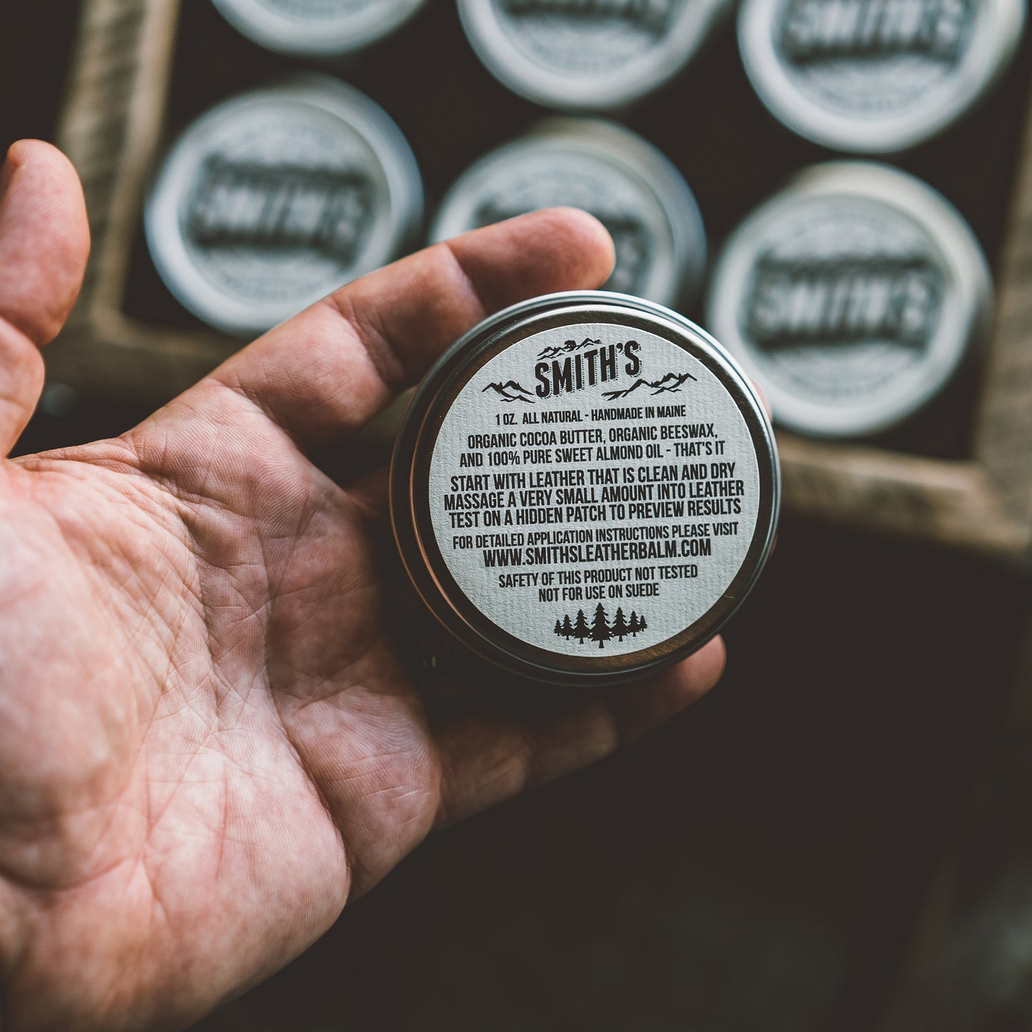 Smith's Leather Balm + Buffing Rag