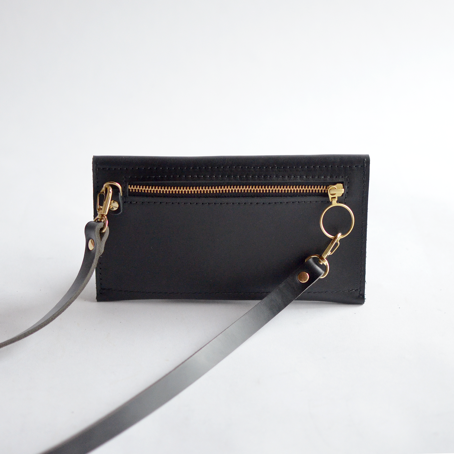 WILLOW 3-in-1 Wallet (+ clutch & crossbody) - Honey Brown Leather