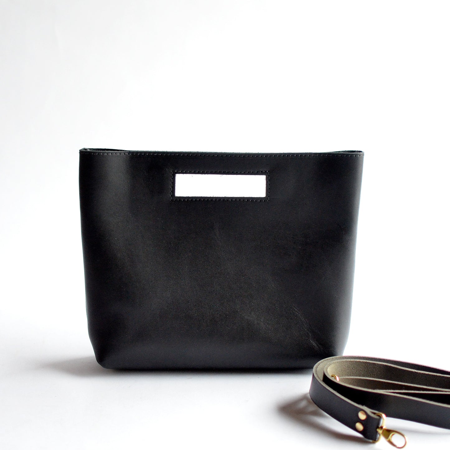 PENELOPE Handbag - Black Leather