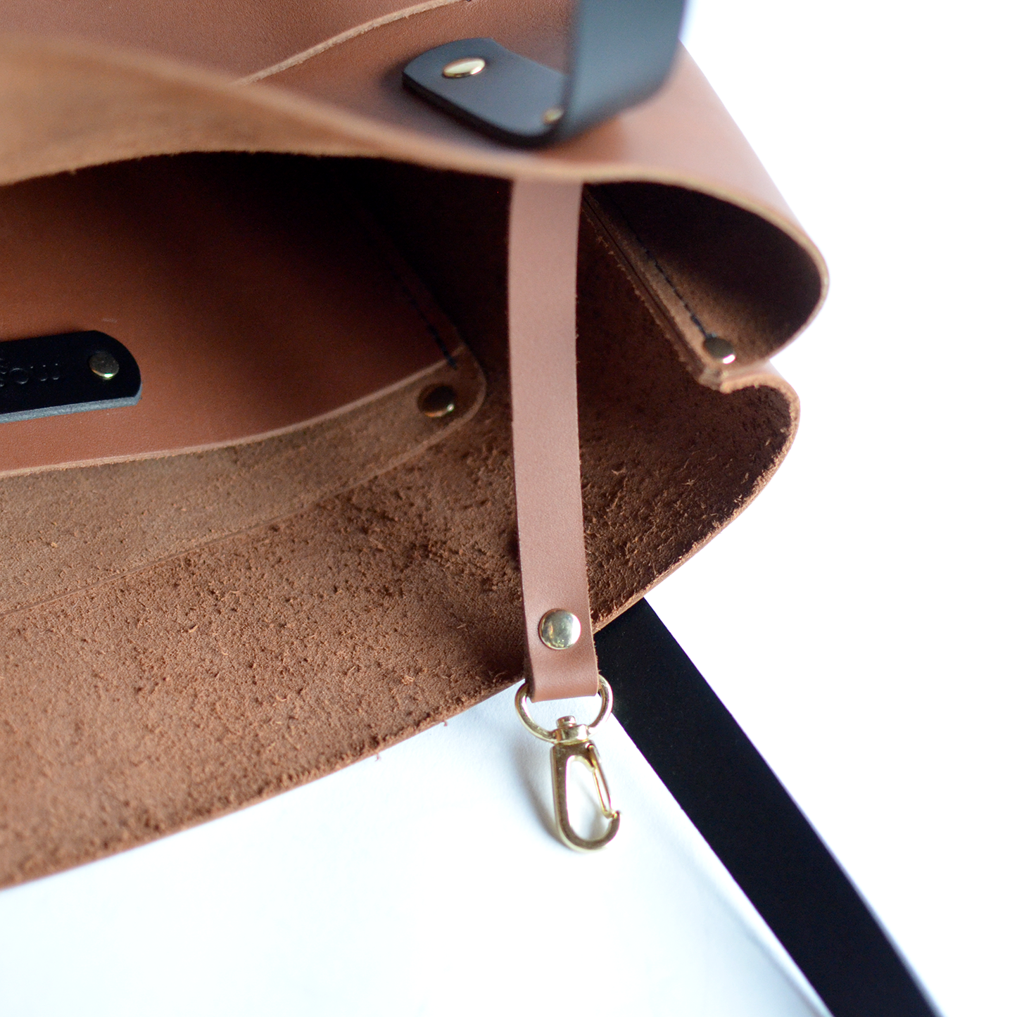 Large Classic Tote - Brown Leather