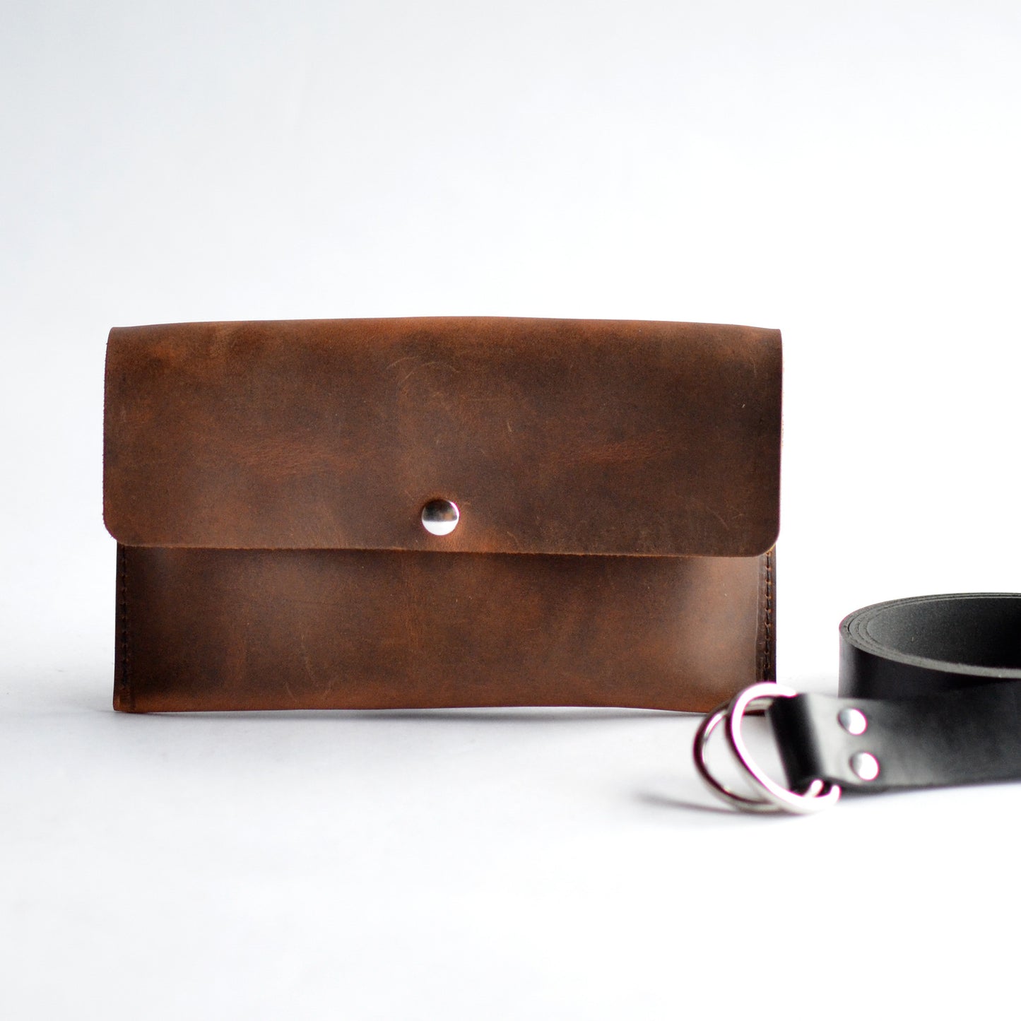 LIMITED EDITION Hipster Fanny Pack - rustic brown leather