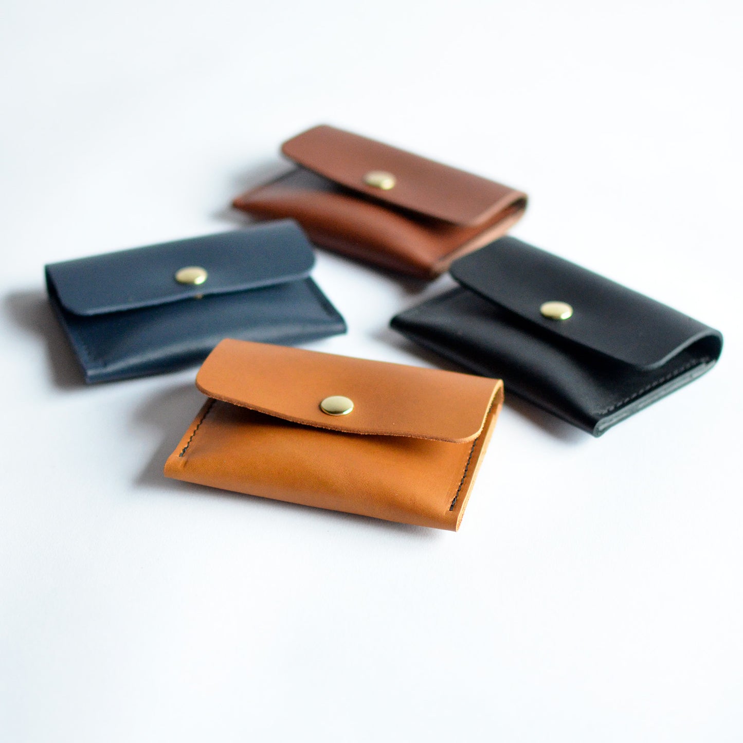 Mini Wallet - Chocolate Brown Leather