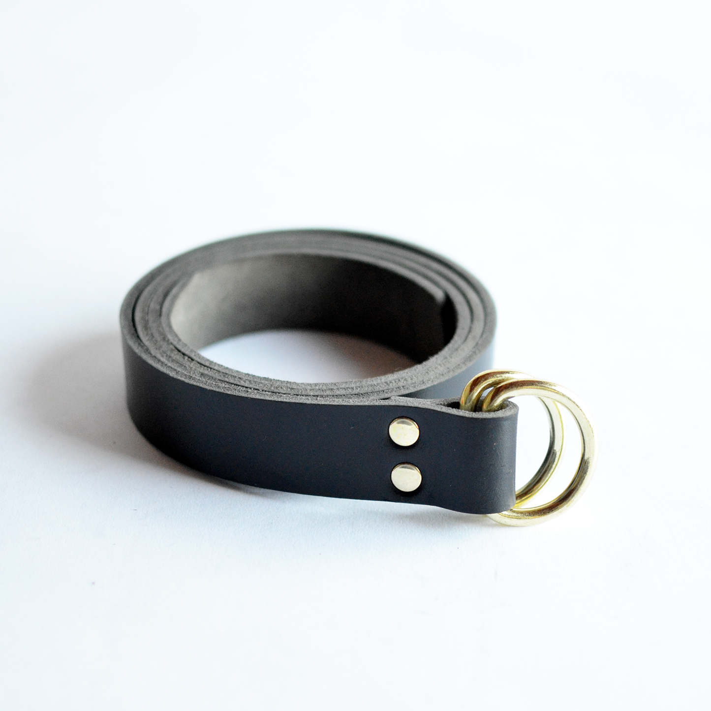 Hipster Belt Strap - Black Leather