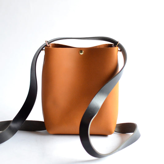 Mini Crossback (crossbody + backpack) - Honey Leather
