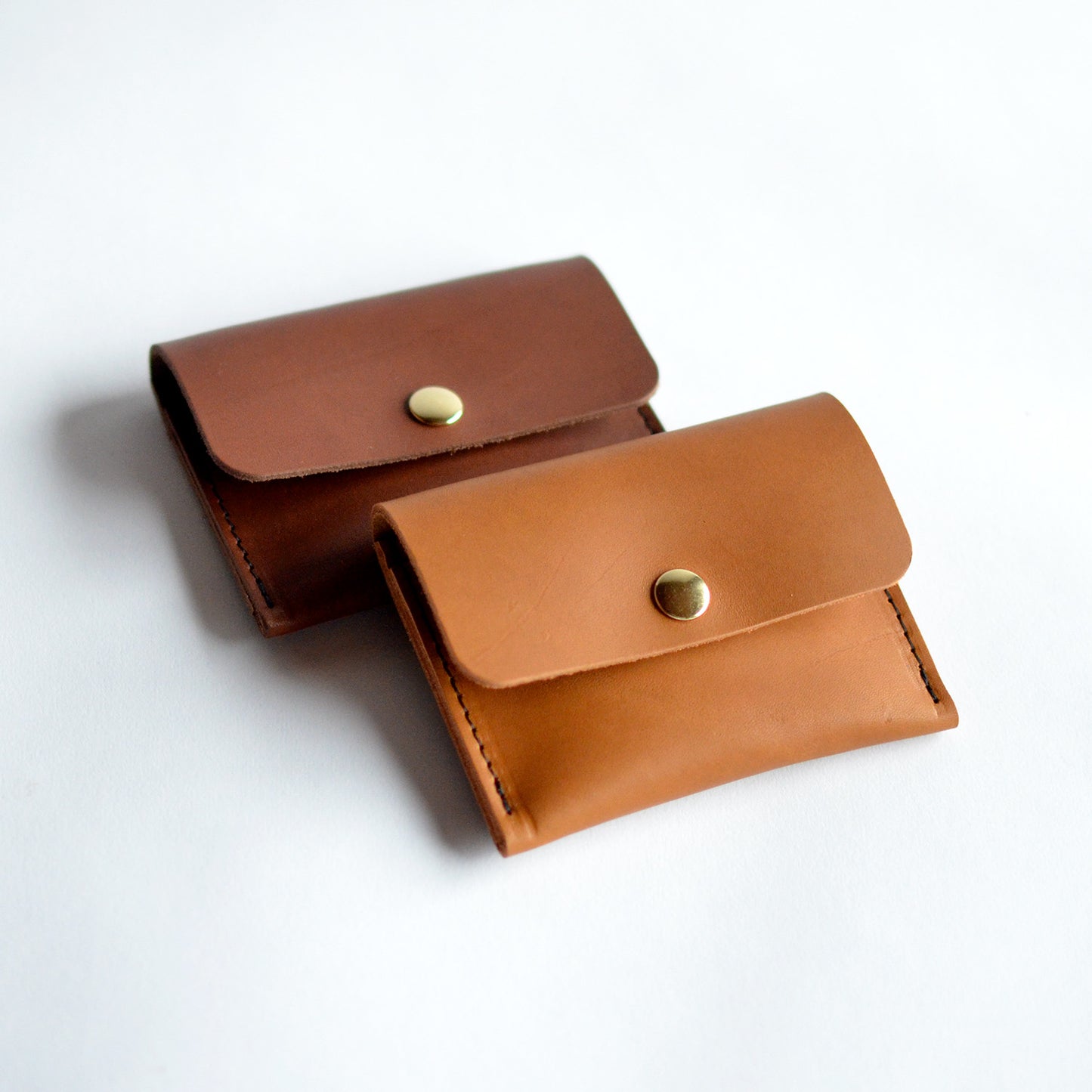 Mini Wallet - Honey Leather