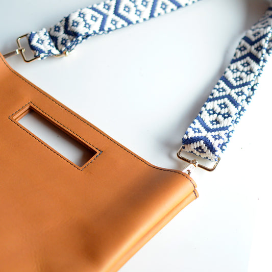 1.5" Navy Boho Removable Strap