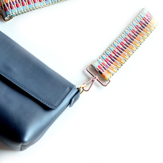 2" Rainbow Boho Removable Strap