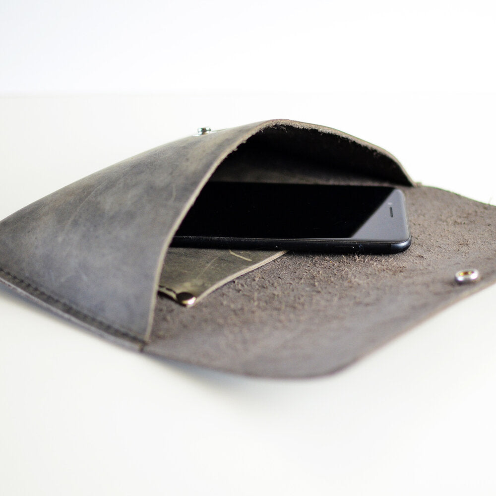 LIMITED EDITION Hipster Bag (Fanny Pack + Clutch) - Slate Leather