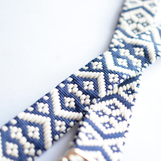 1.5" Navy Boho Removable Strap